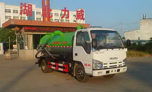 庆铃五十铃国五蓝牌真空吸污车