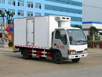 庆铃五十铃国四柴油机冷藏车图片